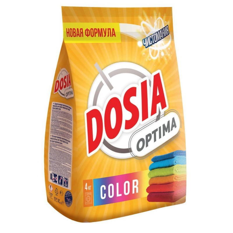 Порошок стиральный Dosia Optima Color для цветного белья 4кг