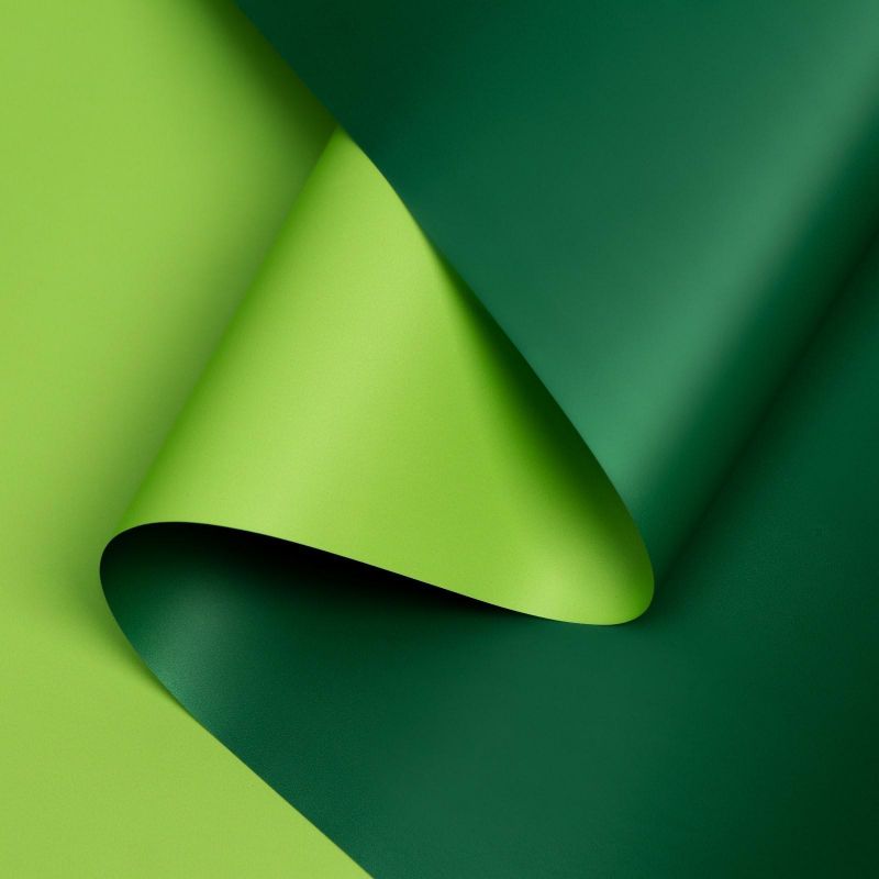 Пленка для цветов двухсторонняя 0,58х5м зеленый арт.4951272