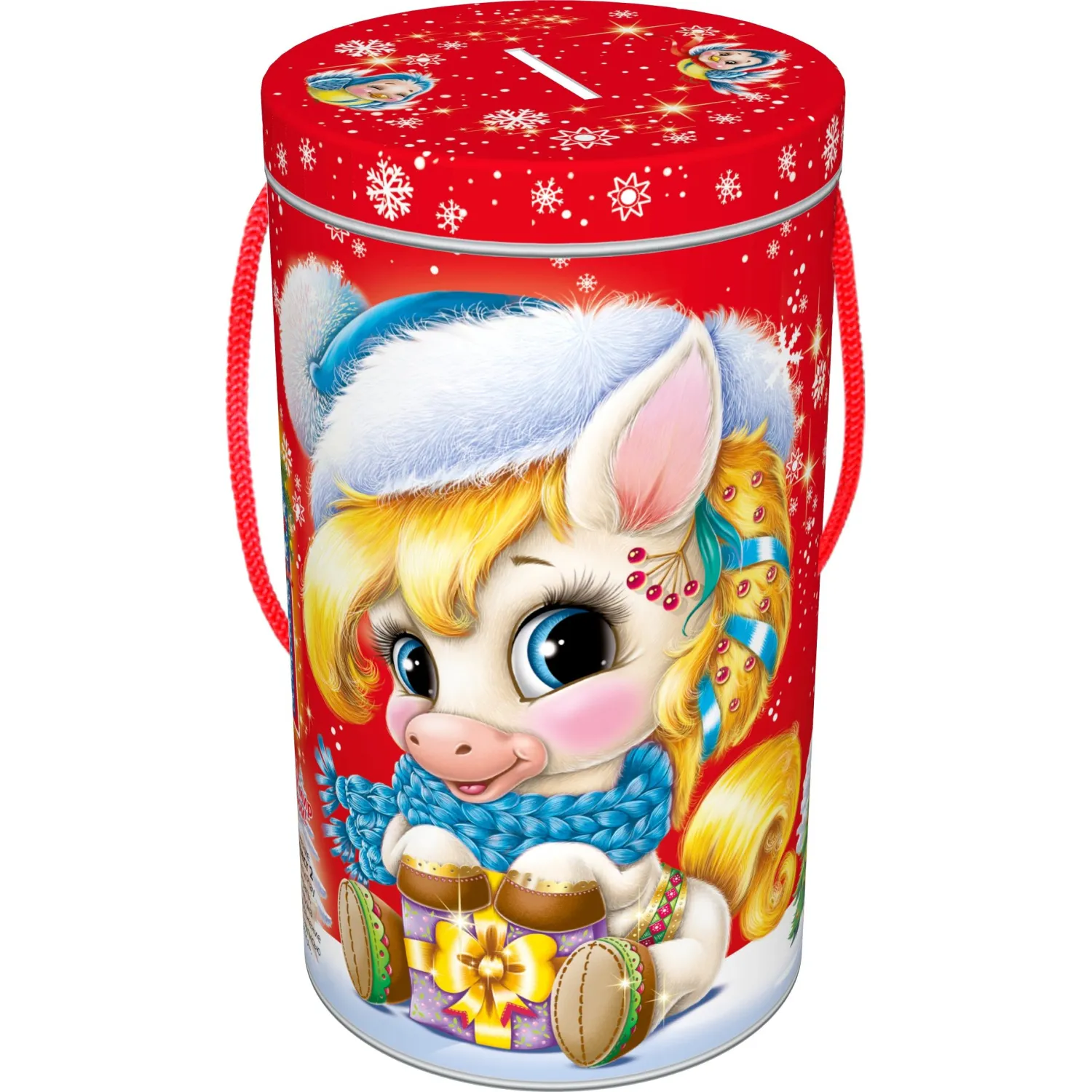 Новогодний сладкий подарок 'Копилка Оливия и Оливер' 500 грамм, А25103