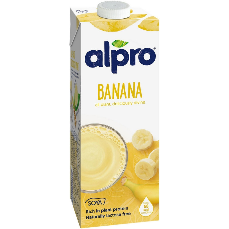Напиток ALPRO соевый со вкусом банана обогащ.кальцием и витамин.1л 6905