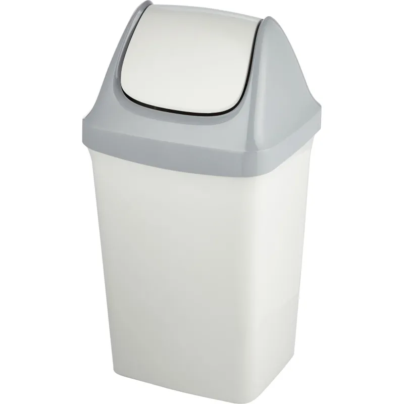 Контейнер для мусора с крышкой-вертушкой Luscan Swing 50 л пластик серый (40х35х73 см) Контейнер для мусора с крышкой-вертушкой Luscan Swing 50 л пластик серый (40х35х73 см)
