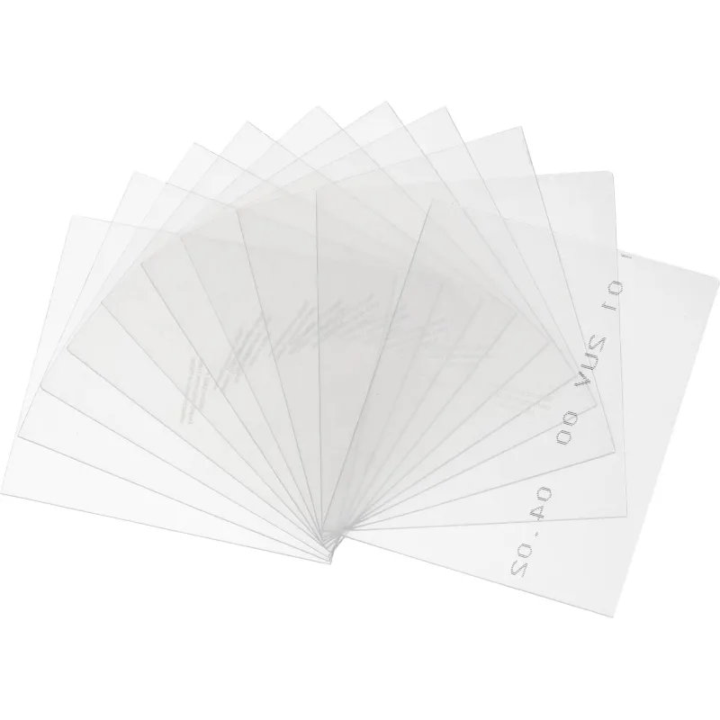 Стекла для маски сварщика покр 137х117мм TOPFORT 10шт/уп