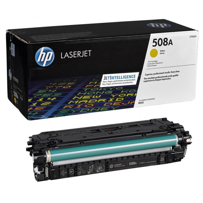 Картридж лазерный HP 508A CF362A жел.для HP Color LaserJet Enterprise M552/M55