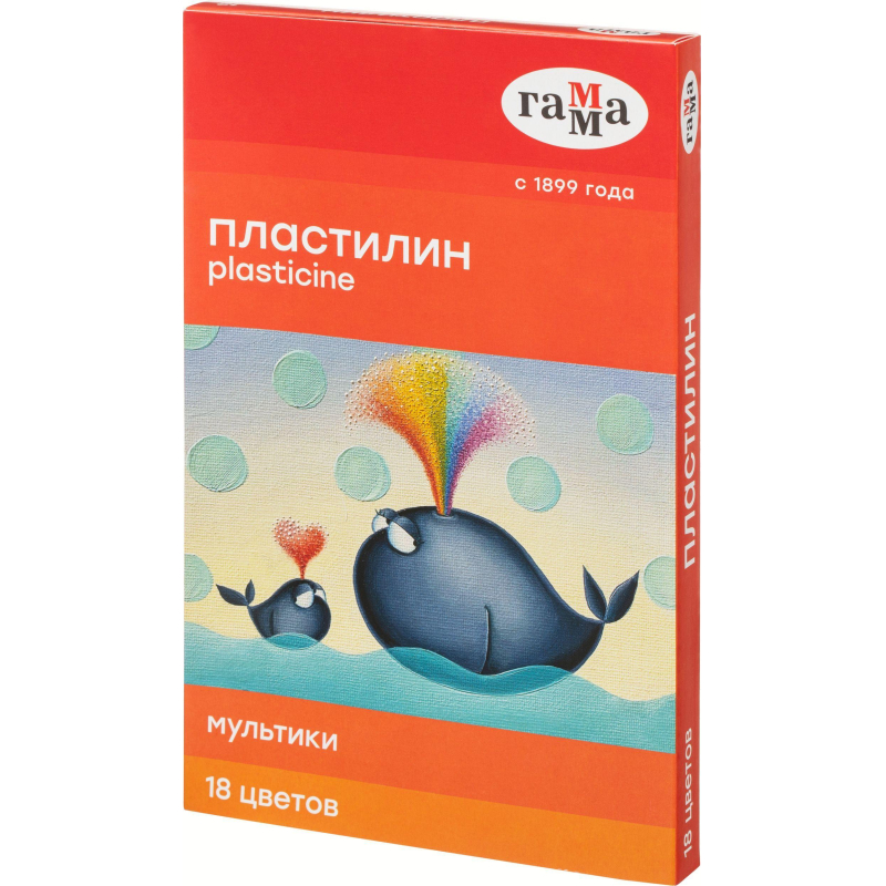 Пластилин 18цв,Мультики,360гр,со стеком,к/к