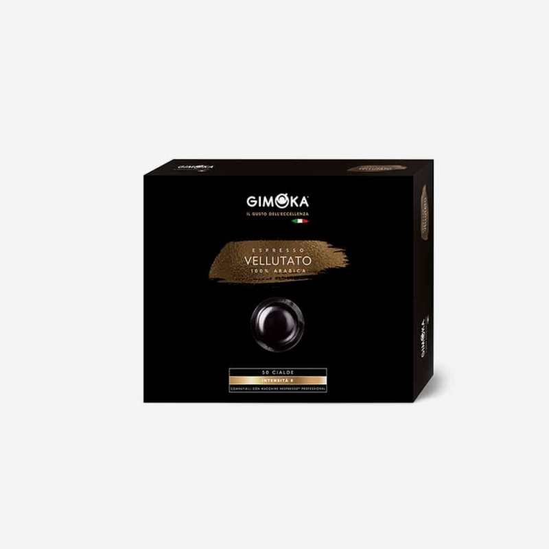 Кофе в капсулах для кофемашин Gimoka Nespresso Professional Vellutato (50 штук в упаковке)