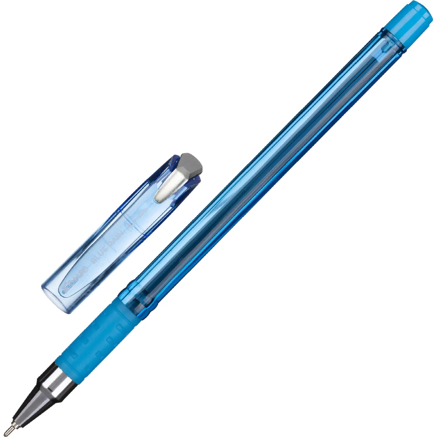 Ручка шариковая неавтоматическая Комус Blue Rain синяя (толщина линии 0.5 мм)