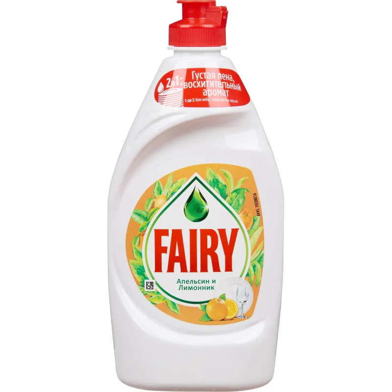 Средство для мытья посуды Fairy Апельсин и лимонник 450 мл