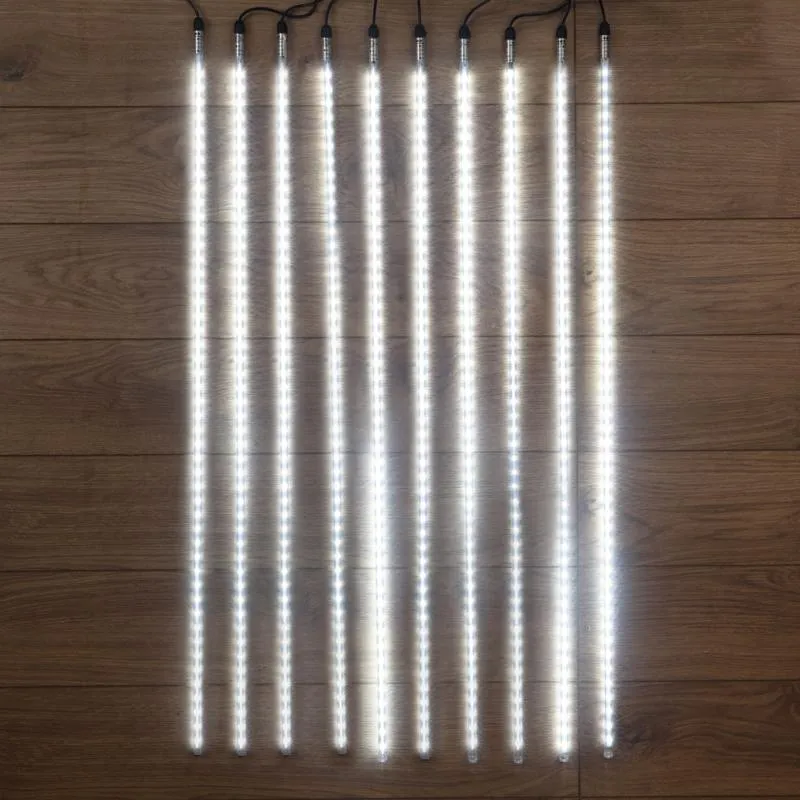 Гирлянда светодиодная 'Тающие сосульки' 960 LED, белый, соединяют, 256-429