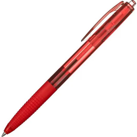 Ручка шариковая автоматическая с грипом PILOT Super Grip G, КРАСНАЯ, линия 0,21 мм, BPGG-8R-F R