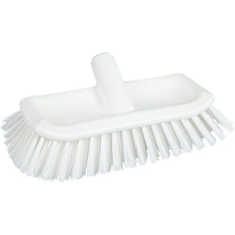 Щетка скраб д/плинтусов разноуровневая FBK, 285х130мм белая 20155-1
