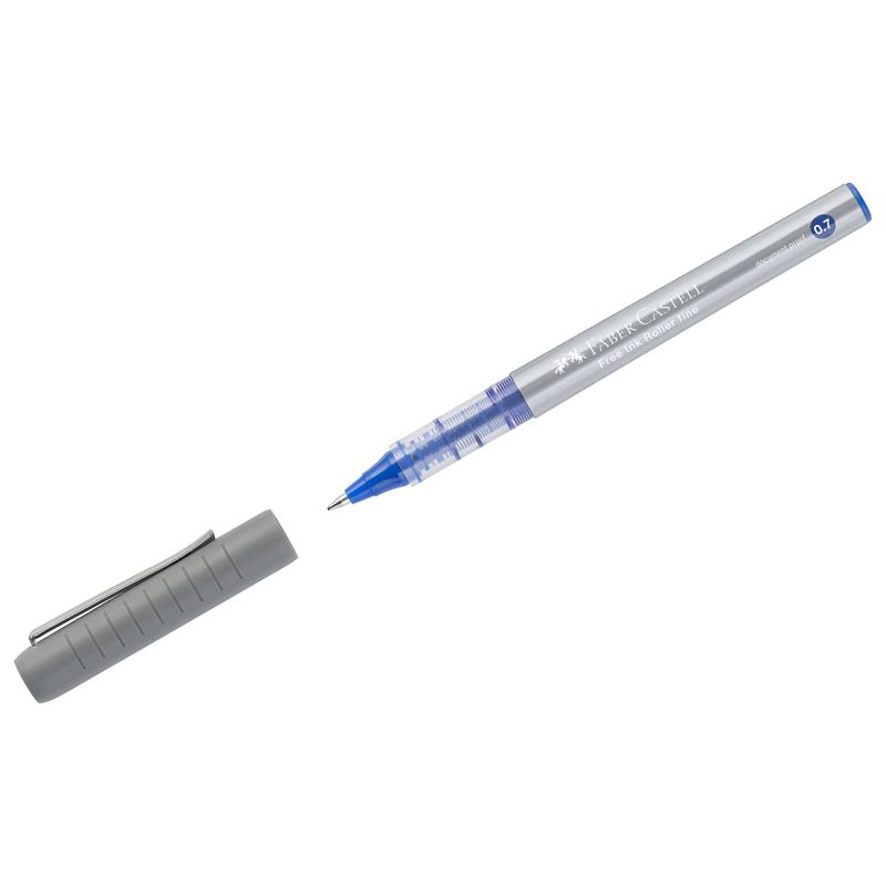 Ручка-роллер Faber-Castell "Free Ink", синяя, 0,7 мм, одноразовая