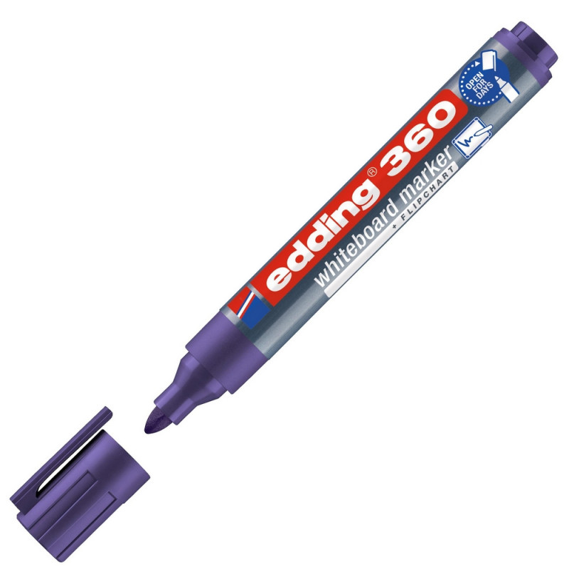 Маркер для белых досок EDDING 360/8 фиолетовый 1,5-3 мм