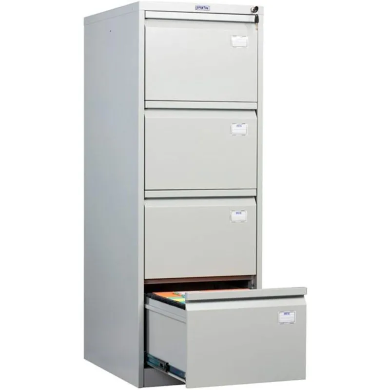 Картотека ПРАКТИК AFC 04 шкаф 4 секцион. А4, ц.замок, 470х630х1330