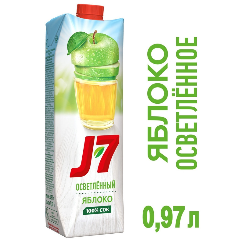 Сок J7 яблоко зеленое 0,97л