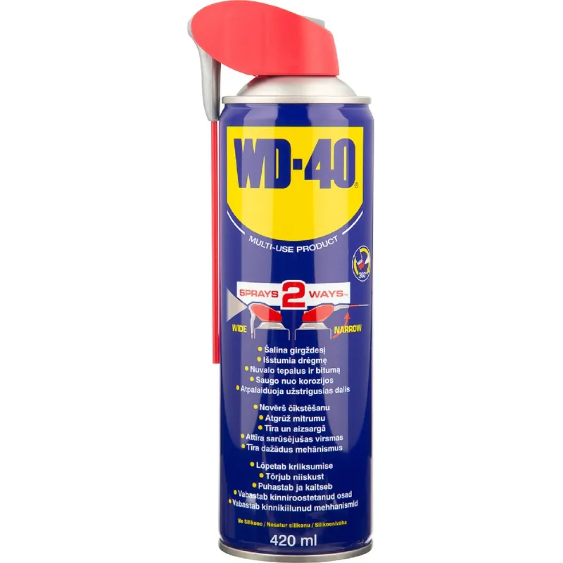 Смазка универсальная с трубочкой WD-40 аэрозоль 400 мл (49425)