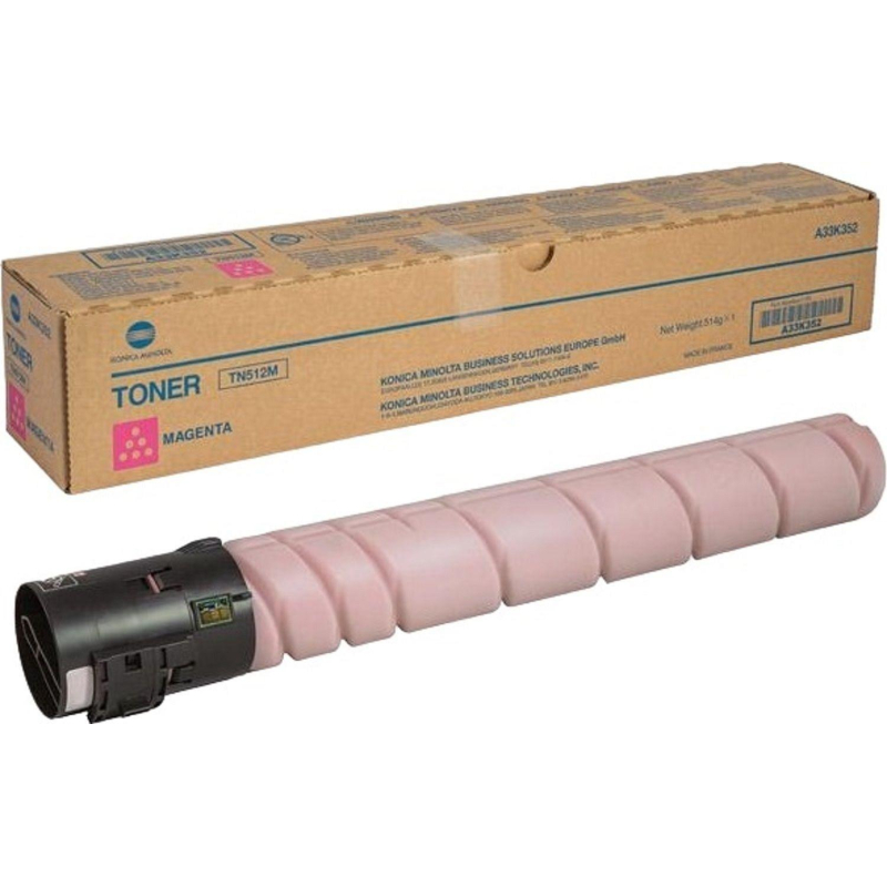 Тонер-картридж Konica Minolta TN-512M пурп. для bizhub C454/554(A33K352)