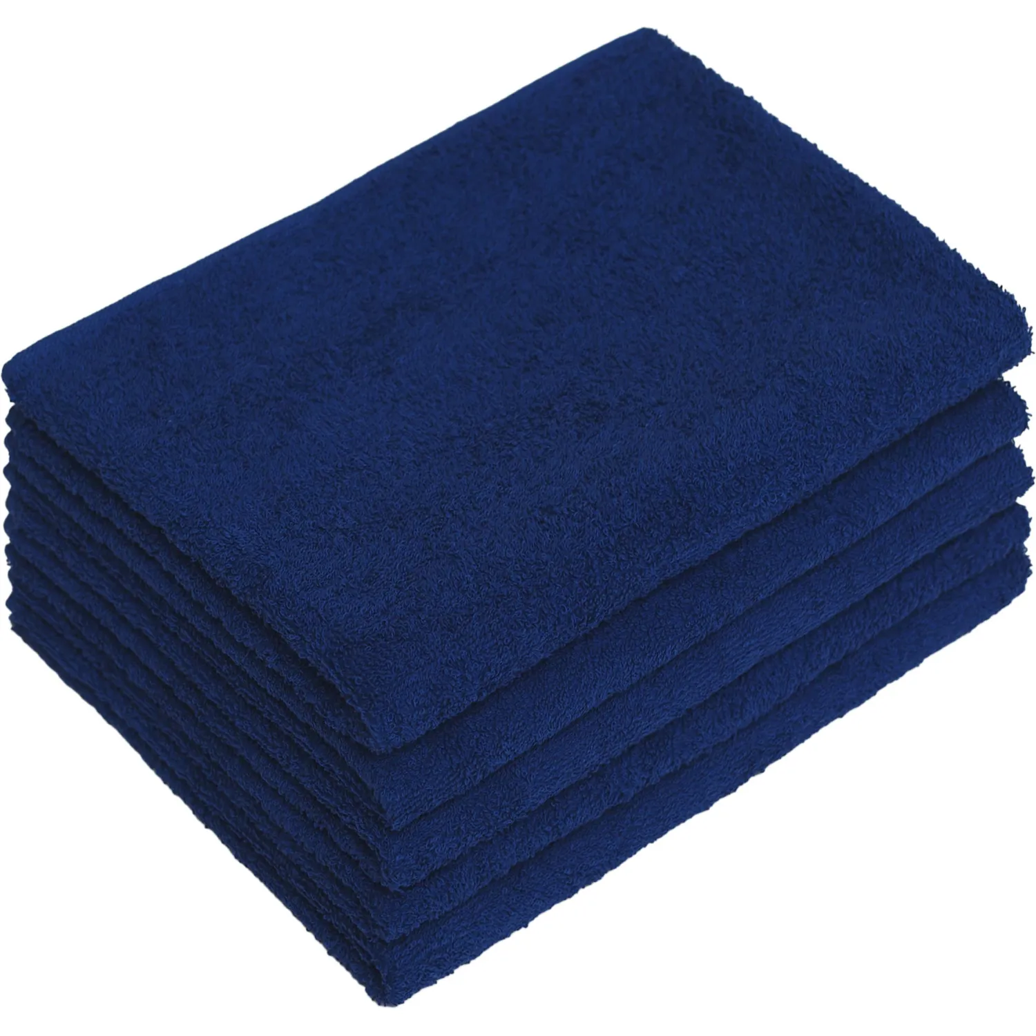 Набор полотенец махровых 5 штук в упаковке 40x70 см 440 г/кв.м тёмно-синие