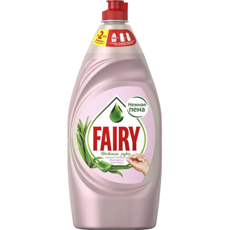 Средство для мытья посуды Fairy Розовый Жасмин и Алоэ Вера 900 мл