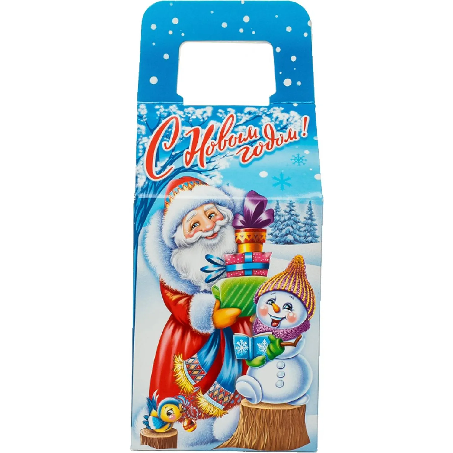 Новогодний сладкий подарок Новогодняя Елка Картон 500 грамм, K063