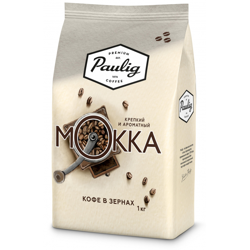 Кофе Paulig Mokka в зернах, 1 кг