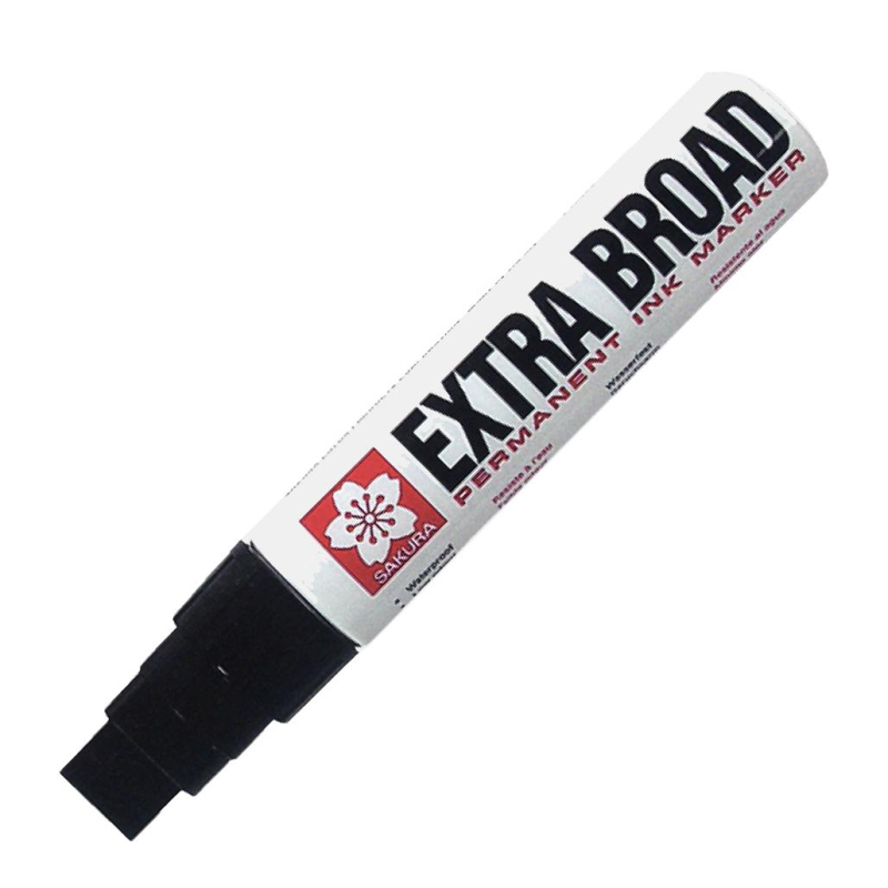 Маркер перманентный Sakura Extra Broad 16 мм черный XJGKS#49