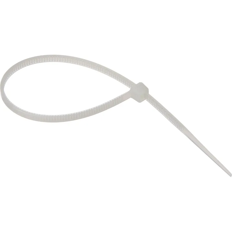 Хомут стяжка нейлоновая TOPFORT 3х150 (2,5х100 мм) белый 100 шт/уп
