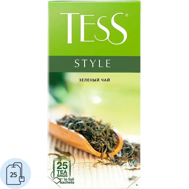 Чай TESS Стайл зеленый, 25пак 1179-10
