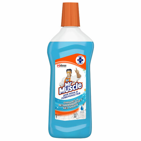 Средство для мытья пола и поверхностей 500 мл, МИСТЕР МУСКУЛ "После дождя", 365719