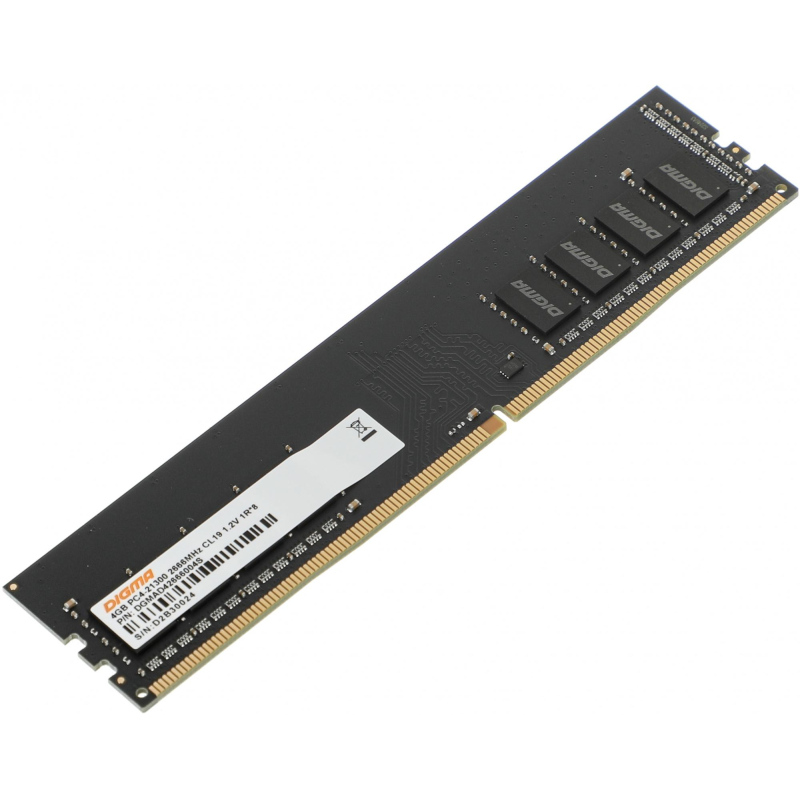 Модуль памяти Digma DDR4 4GB 2666MHz (DGMAD42666004S) RTL