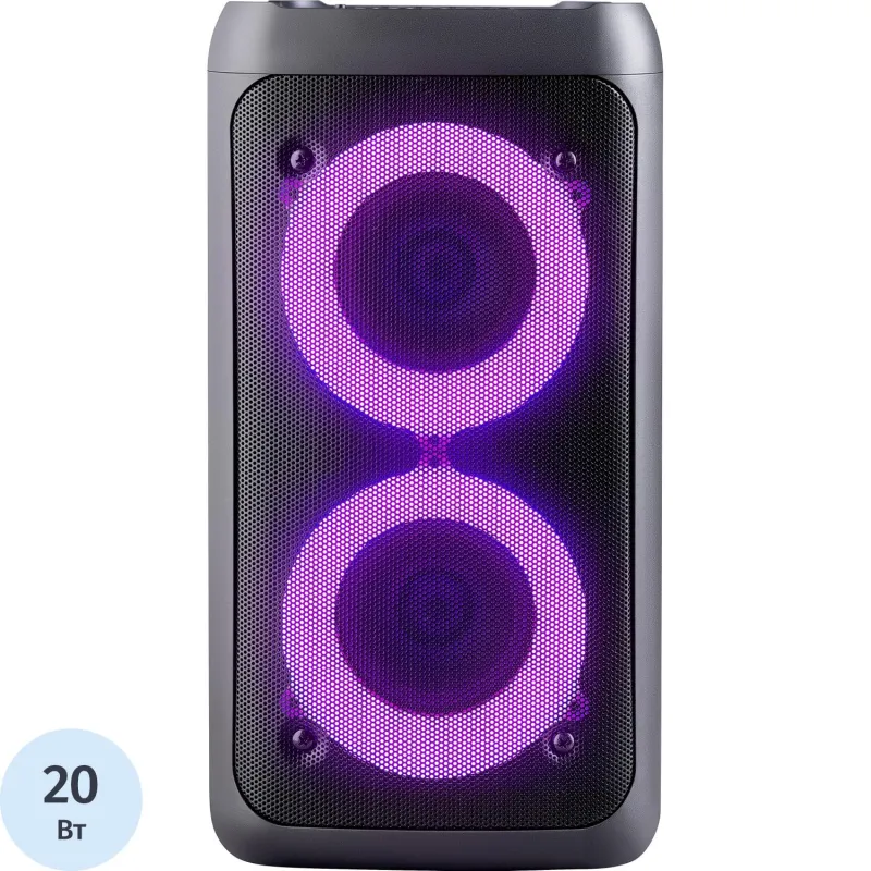 Акустическая система Defender Boomer 20, 20Вт, Light/BT/FM/USB/AUX/MIC