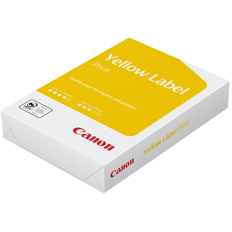 Бумага для офисной техники CANON  Yellow Label Print (А4,марка С, 80 г/кв.м,500 листов) РФ