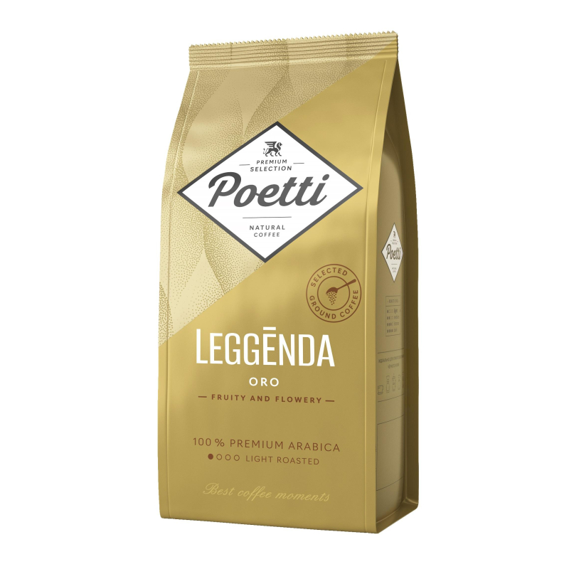 Кофе Poetti Leggenda Oro молотый, 250г