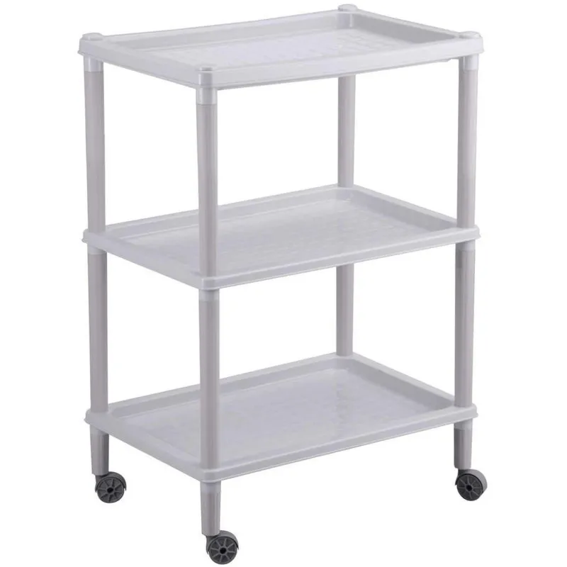 Этажерка BP_ ФЛАВИЯ 3 полки 420Х290Х610мм светло-серый