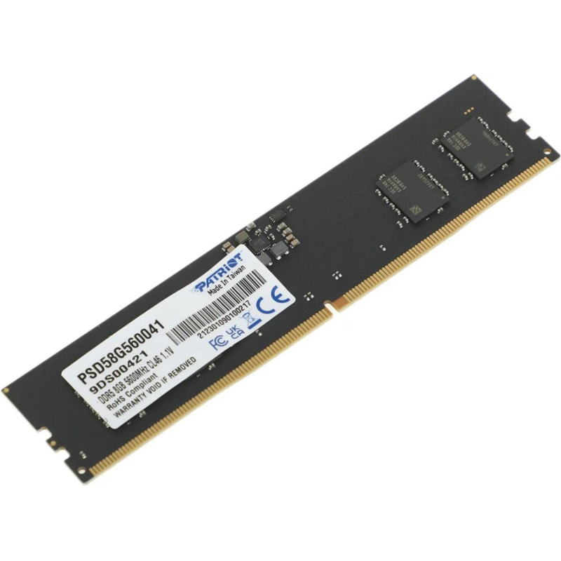 Модуль памяти Patriot DDR5 8GB DIMM (PSD58G560041) 5600MHz