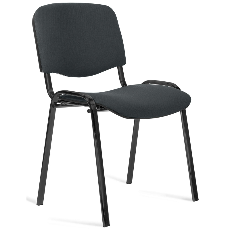 Стул офисный Easy Chair Изо С73 серый (ткань, металл черный)