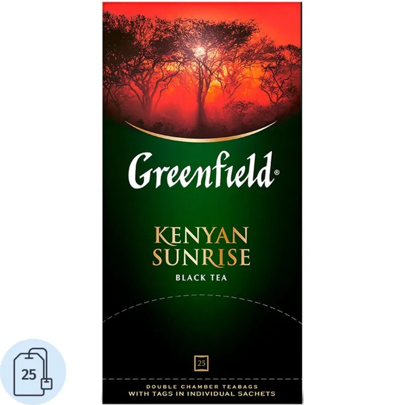 Чай черный Greenfield Кениан Санрайз 2г*25пак