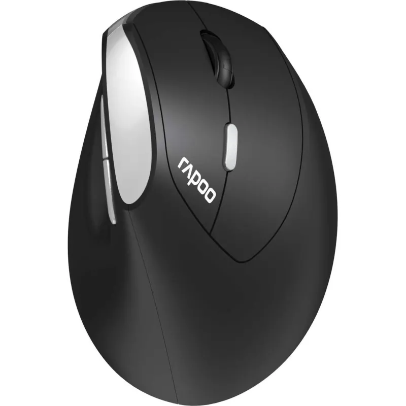 Мышь компьютерная RAPOO EV250 беспроводная, вертикальная, черный