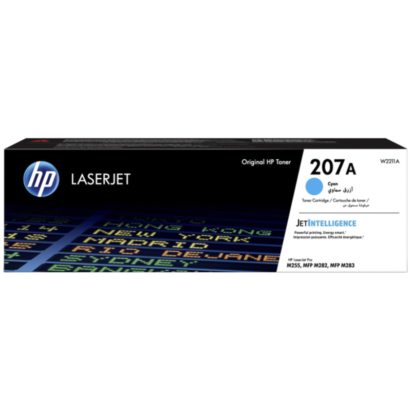 Картридж лазерный HP 207A W2211A голубой оригинальный