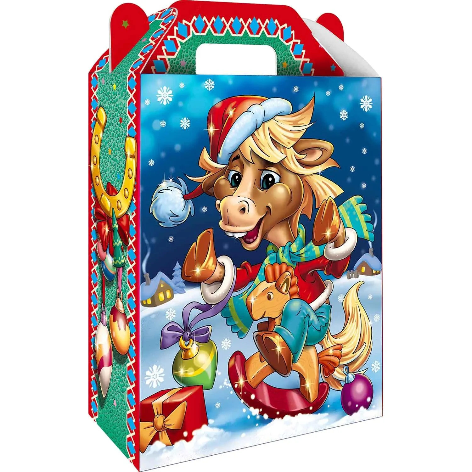 Новогодний сладкий подарок 'Зимние забавы' 1000 грамм, А25126