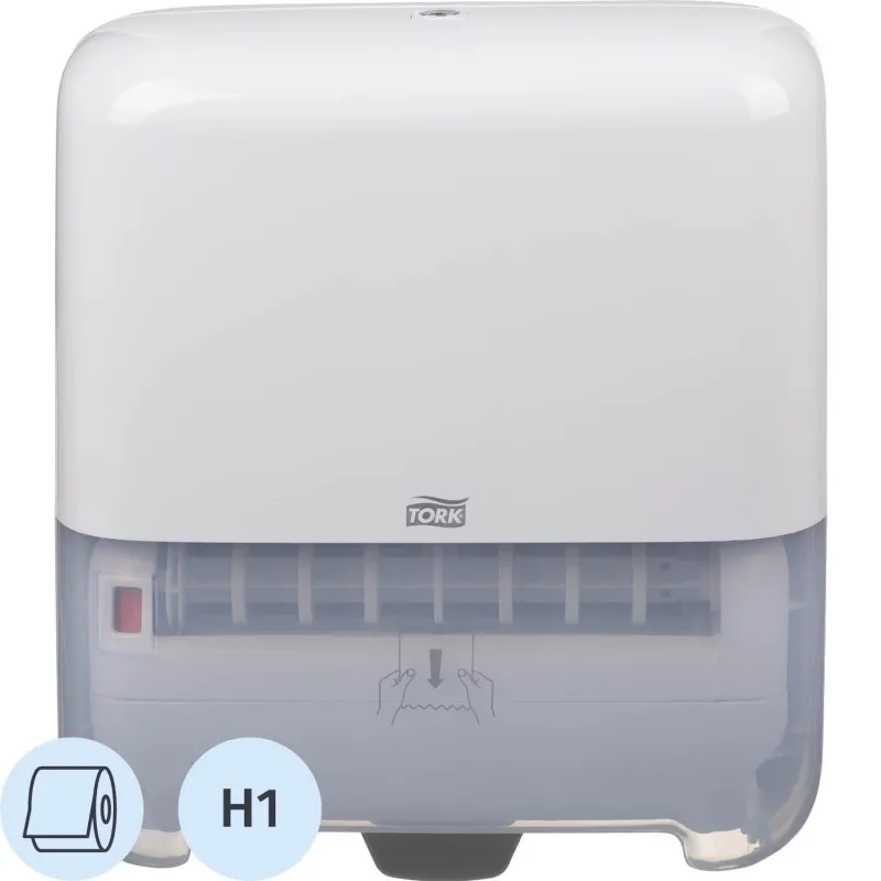 Держатель для полотенец в рул.Tork Matic Elevation H1 551000 пласт.бел