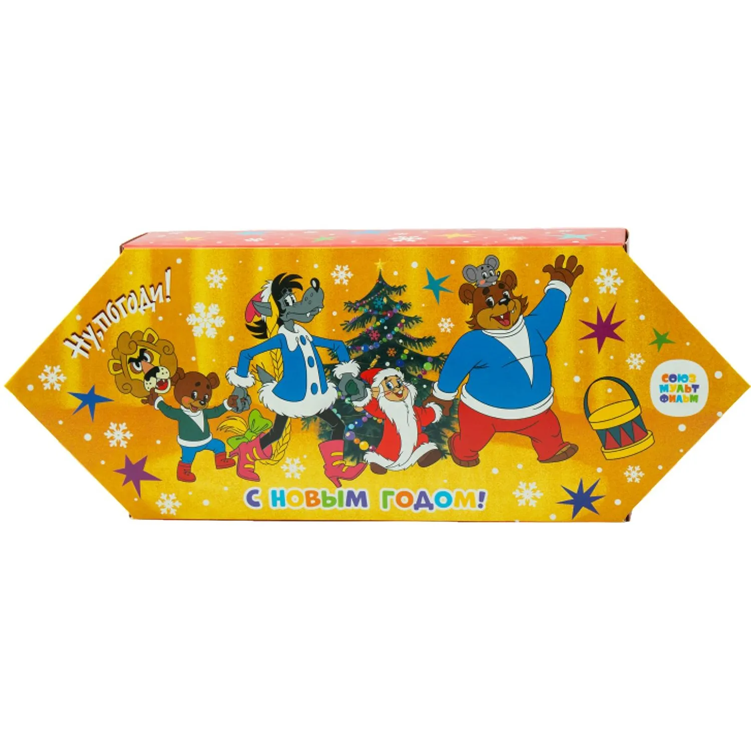 Новогодний сладкий подарок Ну, погоди! Картон 500 грамм, K065