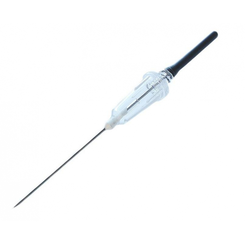 Игла двусторонняя 22G (0,7х38мм) черная виз.контроль Lind-Vac 50шт/уп