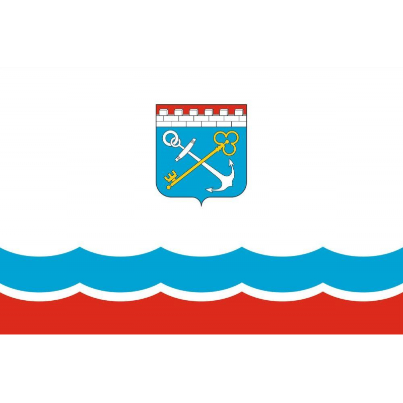 Флаг Ленинградской области 90х135 см