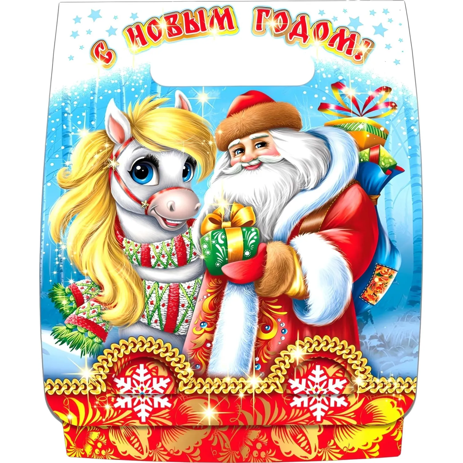 Новогодний сладкий подарок 'Добрюшка' 1000 грамм, А25118