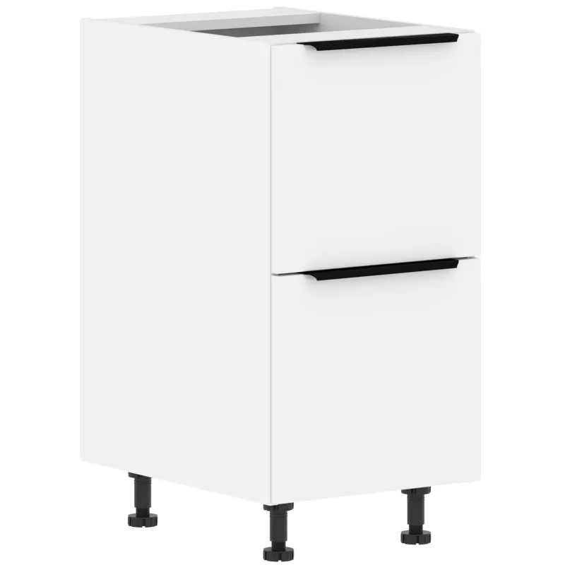 Шкаф напольный с ящиками VT_Ibiza Белая эмаль/Белый 400х560х820