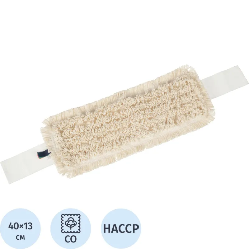 Насадка для швабры плоский моп петлевой 40 см хлопок (артикул производителя ГИ-020/1-05)