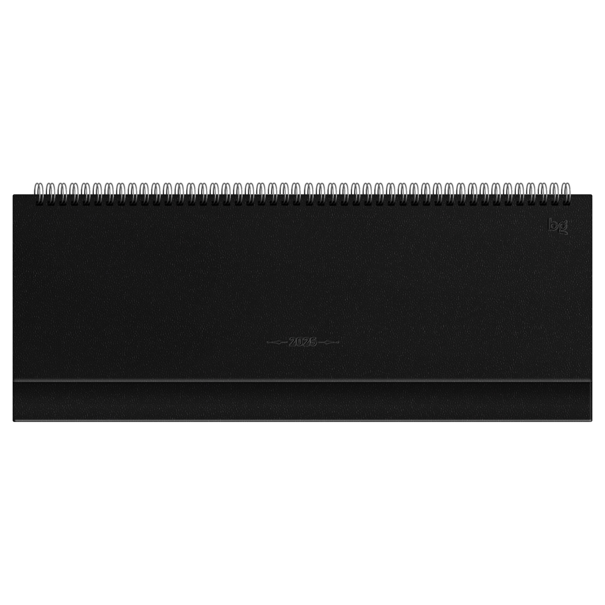 Планинг датированный 2026г., 64л., 330*130мм, балакрон, BG "Ariane.Black", чёрный, отд.фольгой