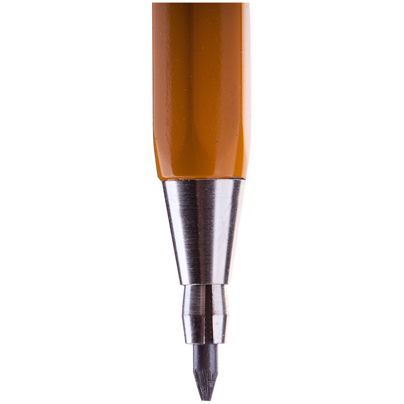 Карандаш цанговый Koh-I-Noor "Versatil" 2мм, желтый корпус, металл. клип