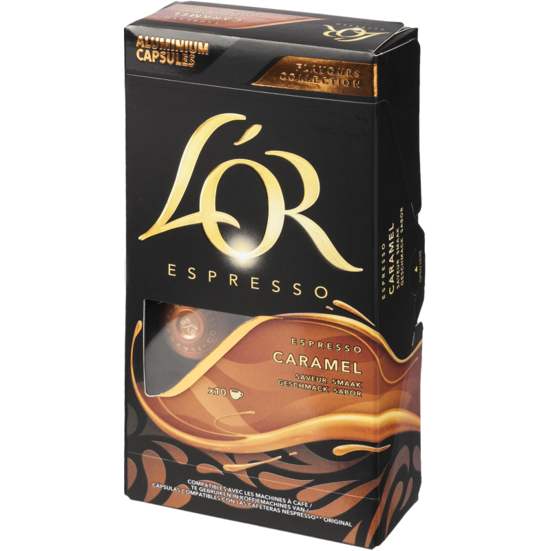Кофе в капсулах для кофемашин L'OR Espresso Caramel (10 штук в упаковке)