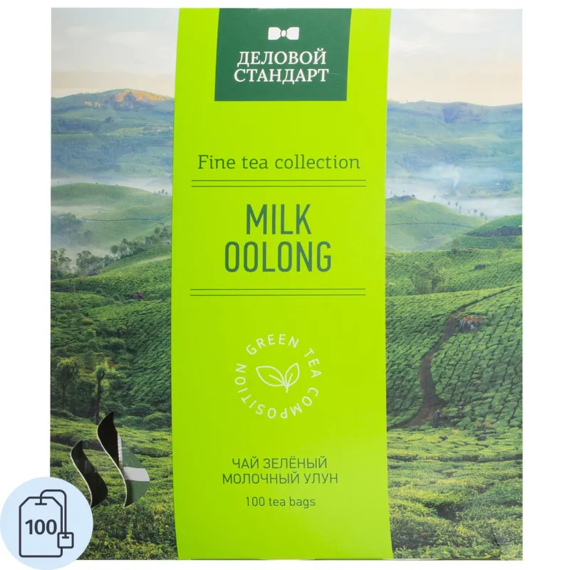Чай Деловой Стандарт Milk oolong зеленый 100 пакетиков
